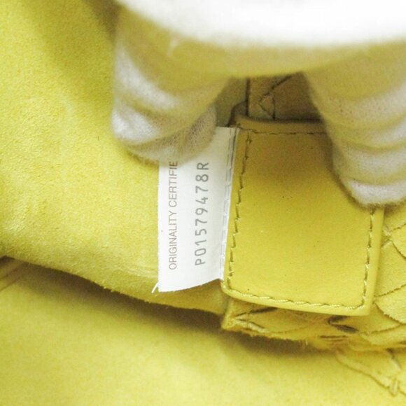 BOTTEGA VENETA Yellow Leather Intrecciato Backpack main image 9